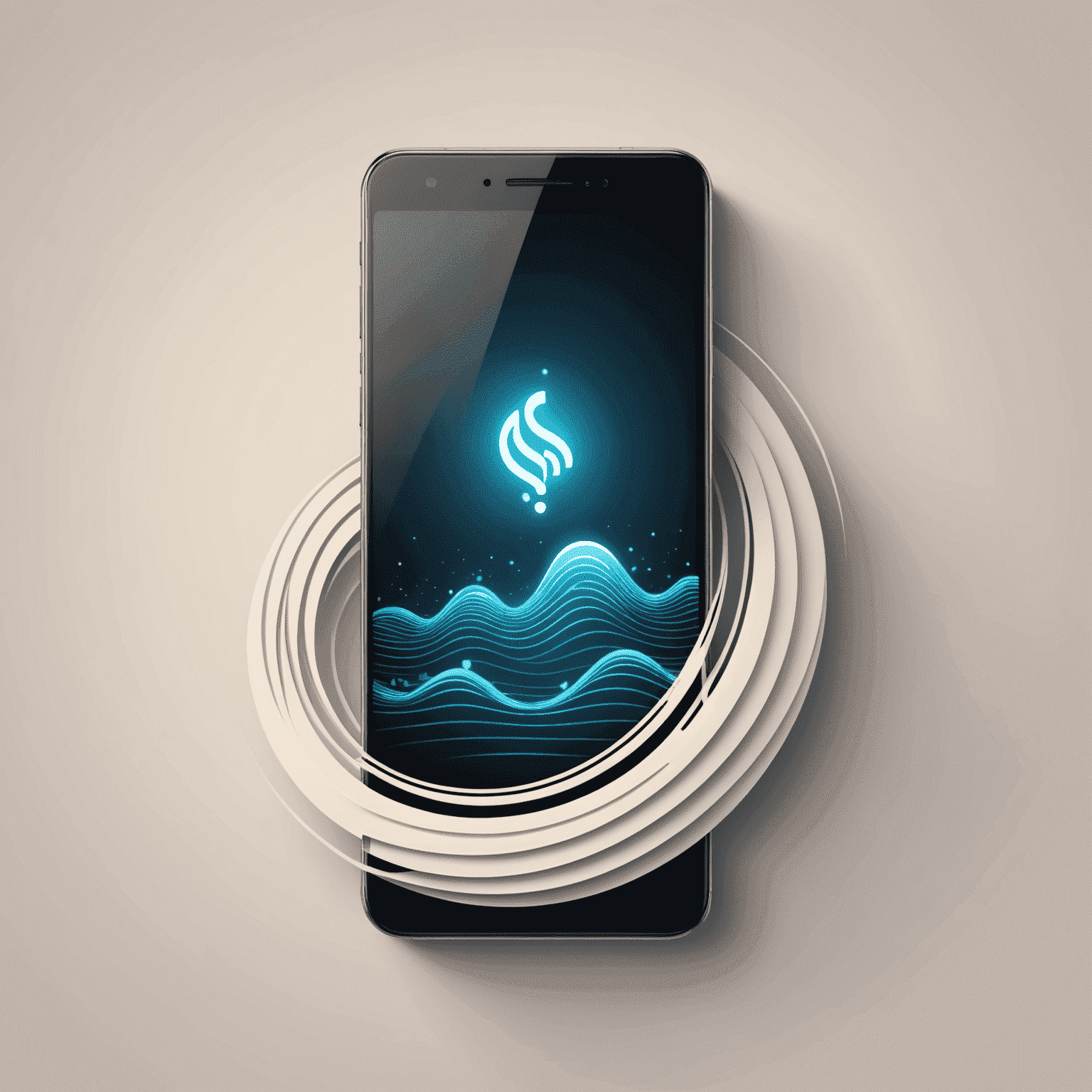MobiSadu logo - A stylized mobile phone with signal waves