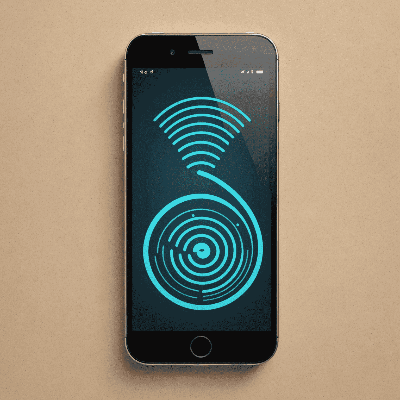 MobiSadu logo - A stylized mobile phone with signal waves