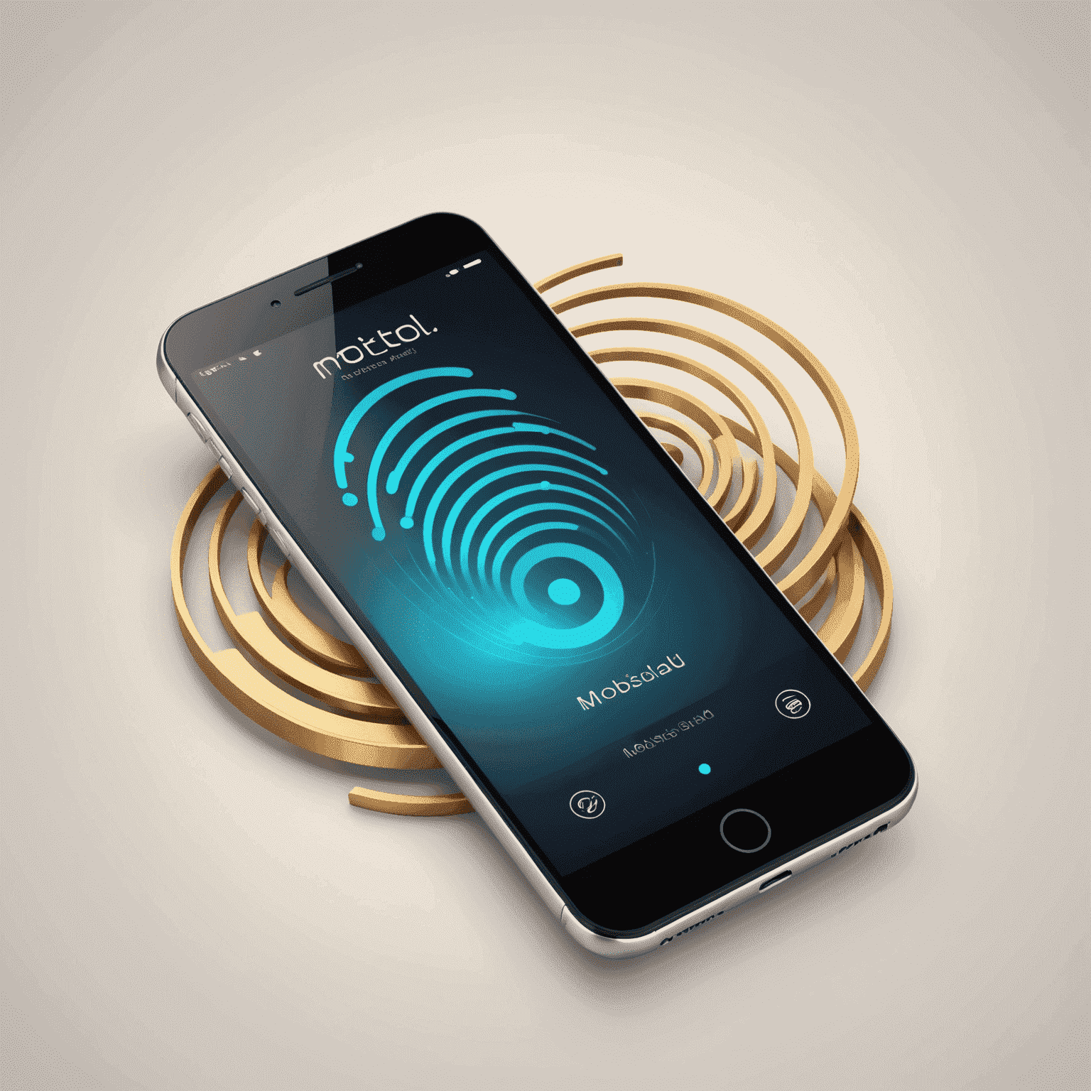 MobiSadu logo - A stylized mobile phone with signal waves